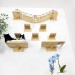 Cat tree with 5 steps - cat bridge cat shelves cat ladder