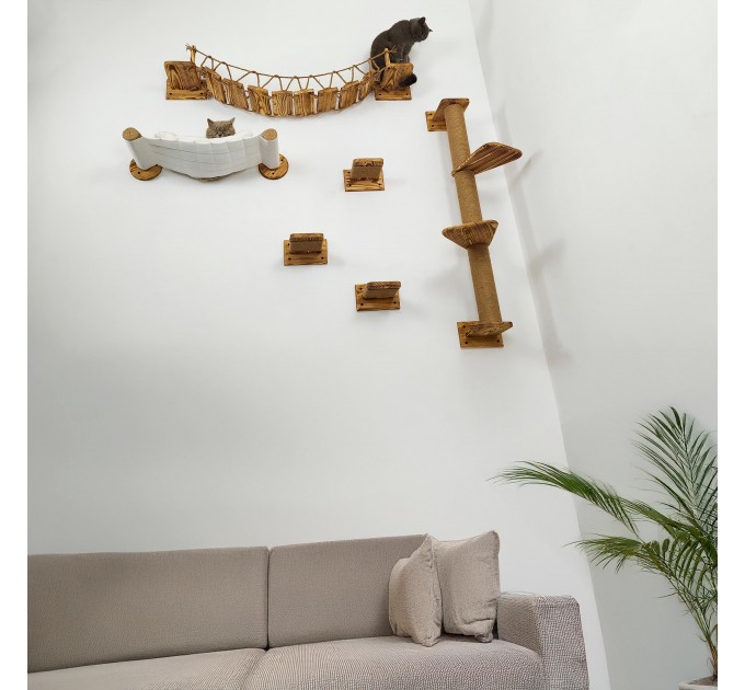 Ultimate cat gift wall furniture assortment