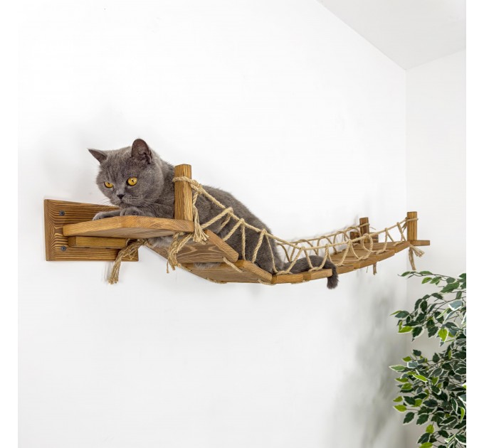 Kitten wall playground – comfortable bridge for active cats