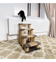 Small cat scratcher, kitten steps for bed