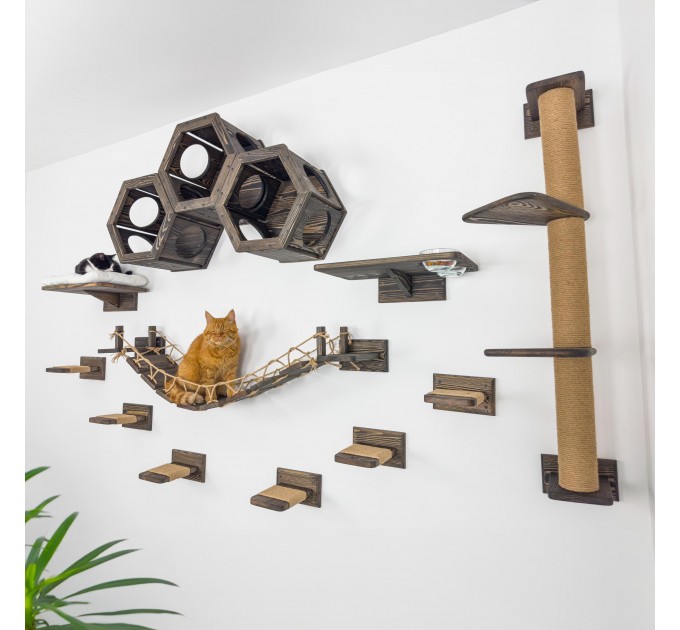 Furniture set of 13 items for cats