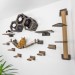 Furniture set of 13 items for cats