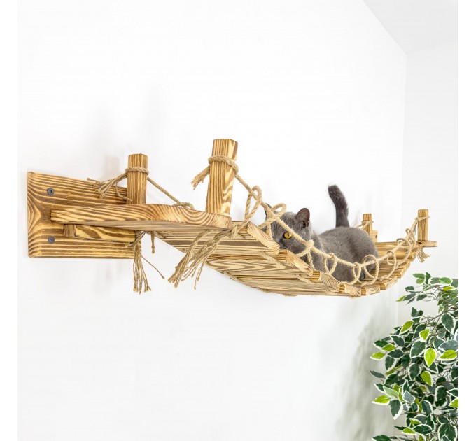 Kitten wall playground – comfortable bridge for active cats