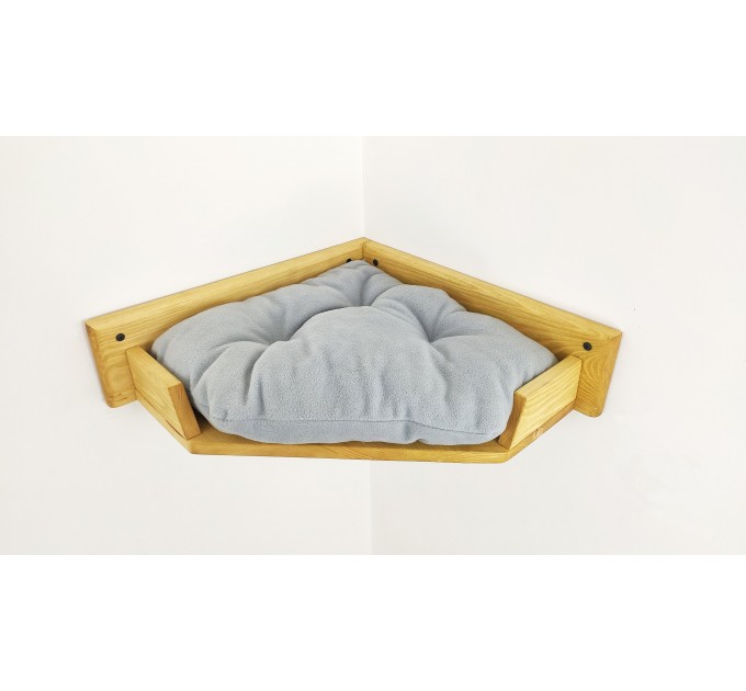 Corner cat bed dark