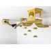 Cat ceiling furniture set with hexagon shelves and wooden floating bridge