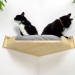 Wall-mounted corner bed for cat – modern wooden design