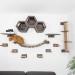 Furniture set of 13 items for cats