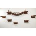 Cat climbing wall playground – bridge and step set