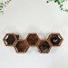 Cat hexagon wall shelf – perfect wooden climbing bed for cats