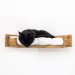 Wall-mounted corner bed for cat – modern wooden design