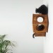 Honeycomb hexagon cat shelf – modern wooden bed
