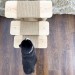 Cat scratching post with wooden pet stairs – comfort and fun