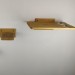 Cat wall steps and feeder shelf