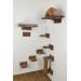 Cat wall furniture, elevated playground for active pets