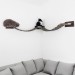 Floating cat bridge and shelves – perfect cat wall playground