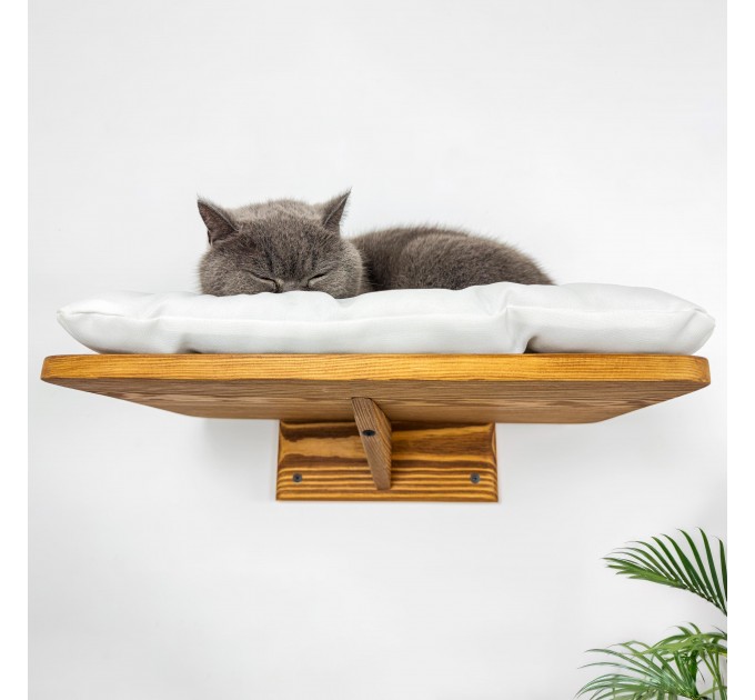 Cat climbing wall shelf
