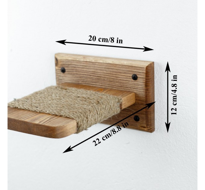 Set cat 6 steps with rope - cat furniture cat shelves cat shelf