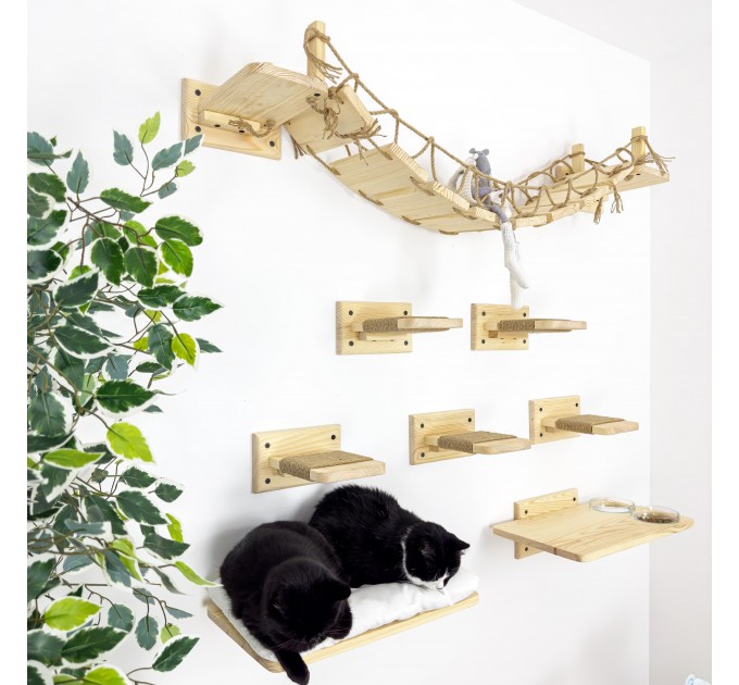 Cat gifts wall furniture set