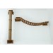 Wall-mounted cat bridge & climbing playground set