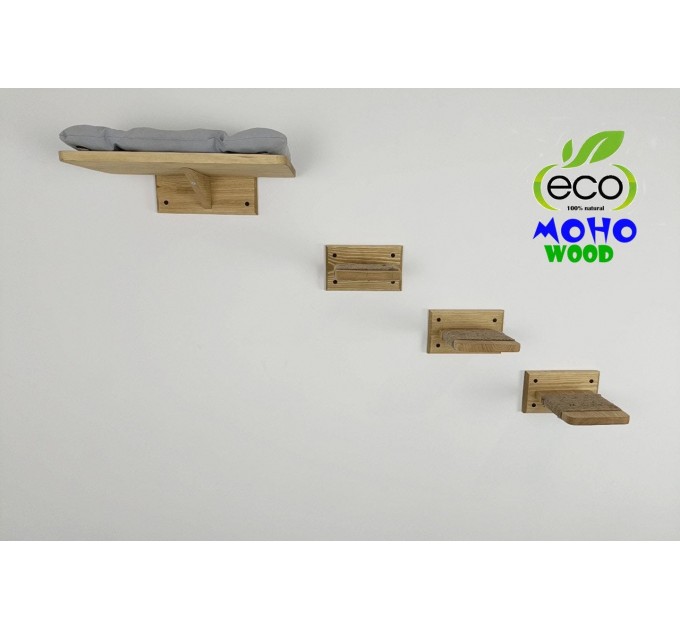 Cat shelves wall mounted furniture set