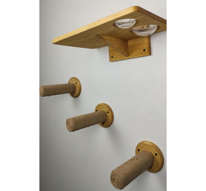 Cat shelves kitten wall furniture set