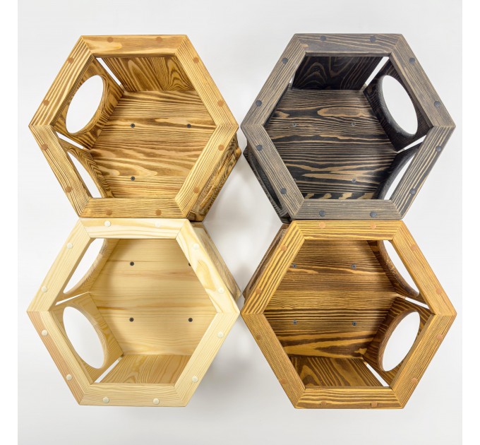 Cat hexagon perches cat hexagon bed, cat shelf cat wall hexagon shelf