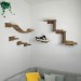 Modern wooden cat wall furniture with bridge