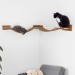 Floating cat bridge with shelves – perfect for big cats