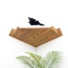 Wall-mounted corner bed for cat – modern wooden design
