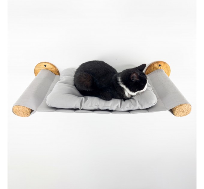 Cat hammock cat bed cat furniture - furniture for cat wood cat steps