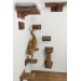 Cat wall furniture, elevated playground for active pets