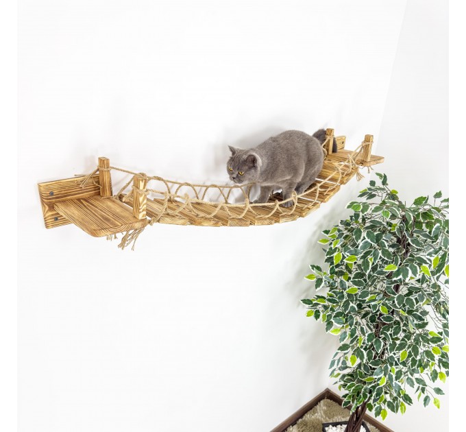 Kitten wall playground – comfortable bridge for active cats