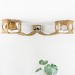 Hexagon shelves with ceiling mounted bridge - wooden ceiling playground set