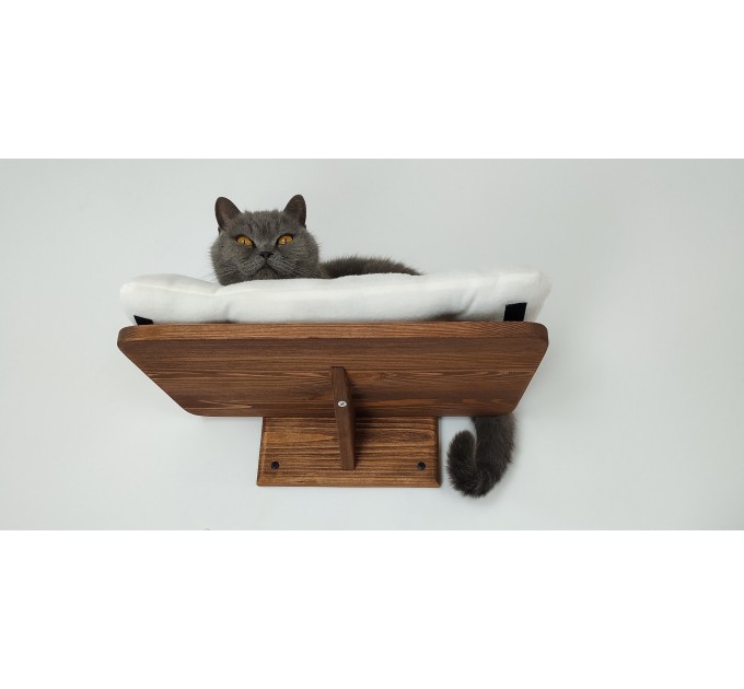 Corner cat bed dark