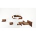 Corner cat wall mount bed wood with 5 pcs stairs