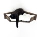 Corner kitten shelf with pillow