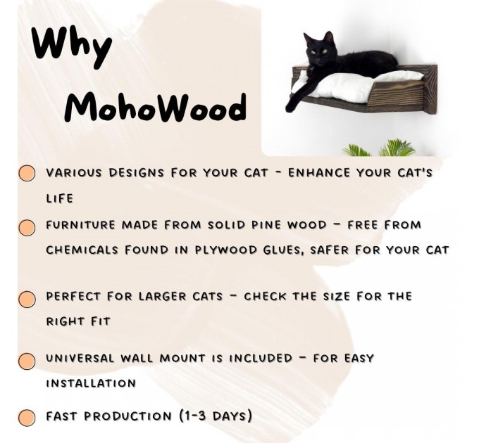 Cat scratching post with wooden pet stairs – comfort and fun