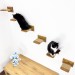 Set cat 6 steps with rope - cat furniture cat shelves cat shelf