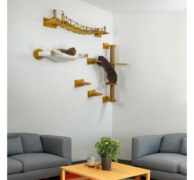 Ultimate cat gift wall furniture assortment