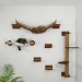 Comfortable modern furniture set for cats