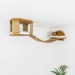 Ceiling cat furniture set with bed and bridge