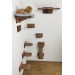 Cat wall furniture, elevated playground for active pets