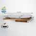 Cat climbing wall shelf