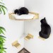 Corner cat bed, natural cozy nook for felines