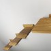 Cat wall steps and feeder shelf