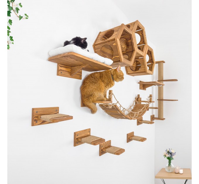 Furniture set of 13 items for cats