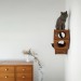 Honeycomb hexagon cat shelf – modern wooden bed