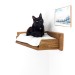 Modern wall-mounted cat bed for corners