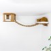 Ceiling cat furniture set with bed and bridge