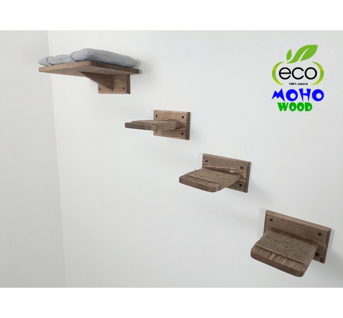 Cat shelves wall mounted furniture set